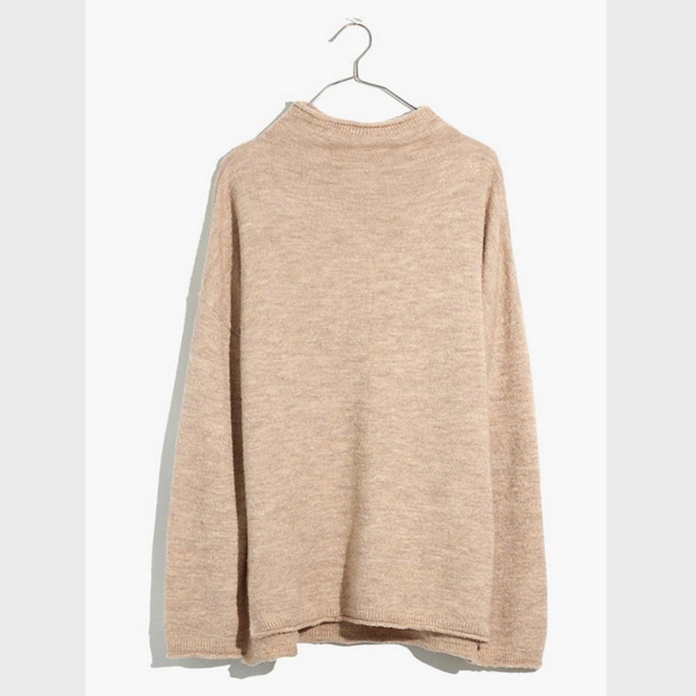 Madewell Womens Mockneck Tunic Sweater Size xs